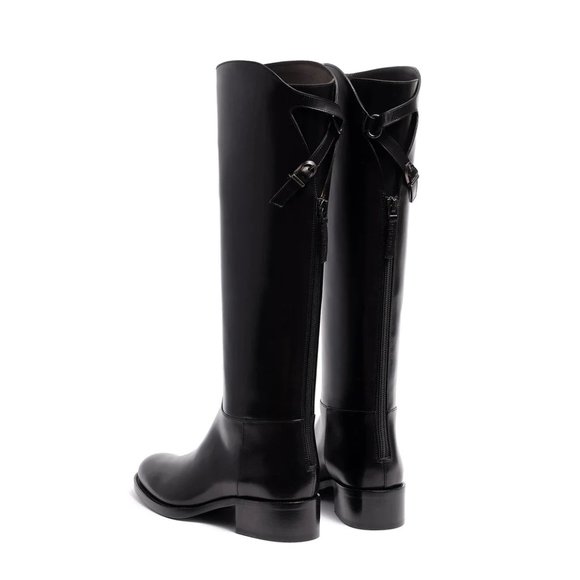 Sartore Black Riding Boots, size 39.5 (fits size 10) - Picture 5 of 13